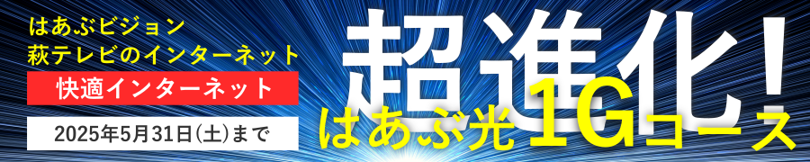 1GB【超進化】萩テレビのインターネット